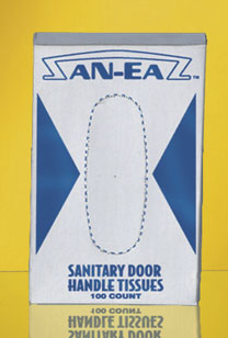 san-eaz sanitary door handle tissues